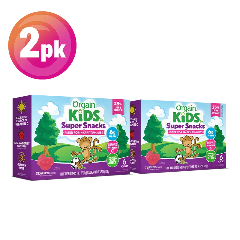 Kids Super Snacks + Fiber for Happy Tummies