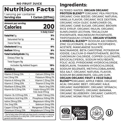 Kids Organic Plant Protein Nutritional Shake - Vanilla