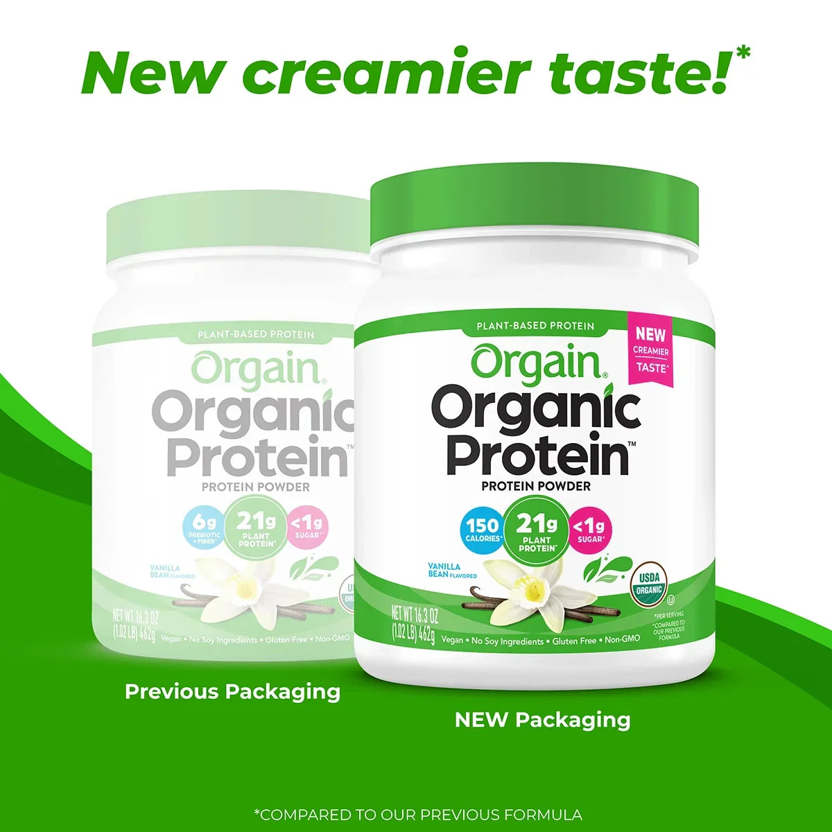 Organic Protein? Plant Based Protein Powder - Vanilla Bean